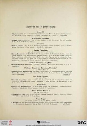 Gemälde des 19. Jahrhunderts (Nr. 1-128)