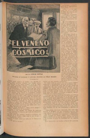 El veneno cósmico : (Derechos de traducción al castellano adquiridos por Fray Mocho) - [Continuación)