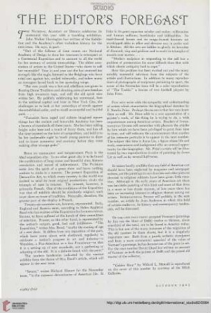 The editor's forecast