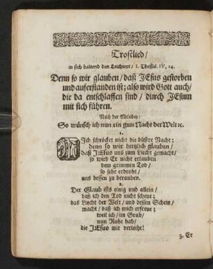 Trostlied