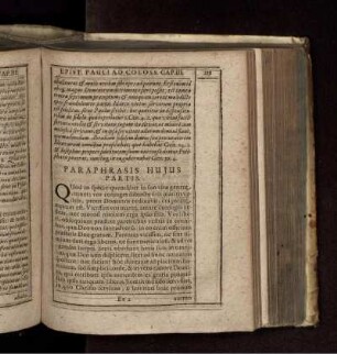 Paraphrasis Huius Partis