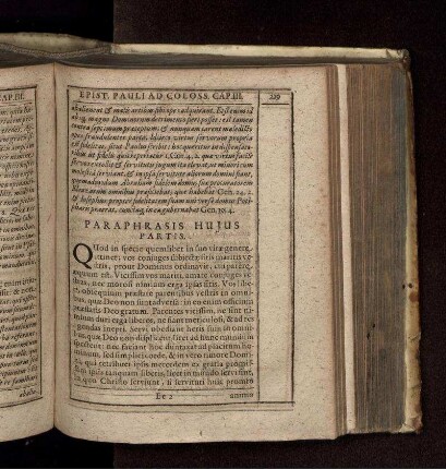 Paraphrasis Huius Partis