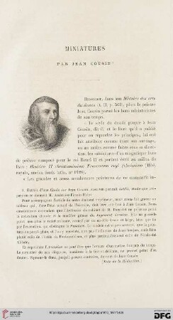 2. Pér. 4.1870: Miniatures par Jean Cousin
