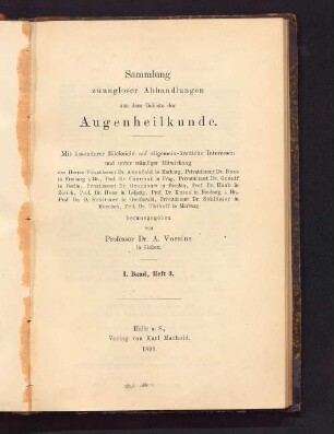 Die semiotische Bedeutung der Pupillenstörungen