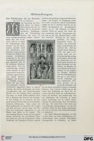 Eine Reliefgruppe des Jan Bormans