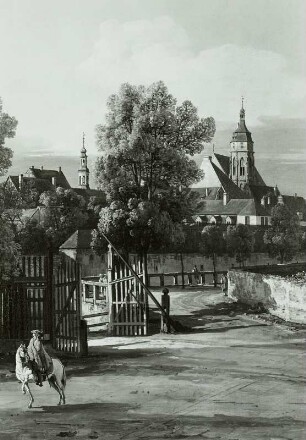 Pirna von der Ecke der Breitegasse