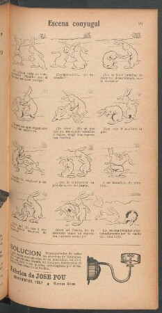 Escena conyugal - [Cómic]