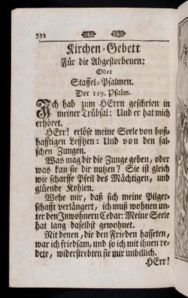 532-572, Kirchen-Gebett für die Abgestorbenen. Litaney für die armen Seelen im Fegfeuer. Ein schönes Gebett den Christglaubigen Seelen sehr nutzlich. Kräfftiger Haus-Segen. Abend-Andacht.