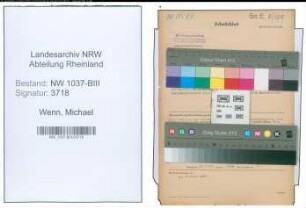 Entnazifizierung Michael Wenn , geb. 23.03.1890 (Lehrer)