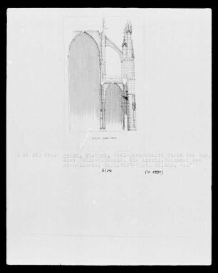 Die Kirche Saint-Ouen in Rouen: Querschnitt