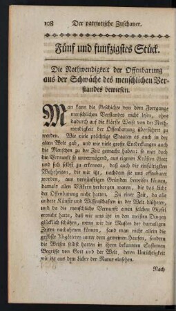 Fünf und funfzigstes Stück