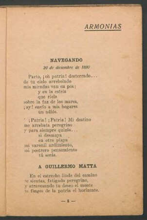 Navegando : 20 de diciembre de 1890