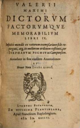Dicta factaque memorabilia