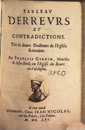 Tableau d'erreurs et contradictions