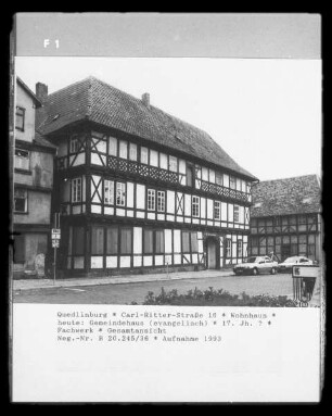 heute Evangelisches Gemeindehaus