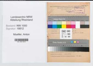 Entnazifizierung Anton Mueller, geb. 01.07.1902 (Kaufm.Angest.)