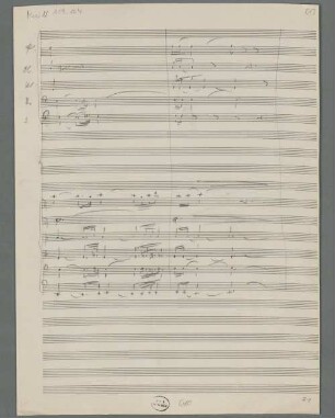 Concertos, Sketches, cemb, strings, woodwinds, LüdD p.446 - BSB Mus.N. 119,104 : [without title]