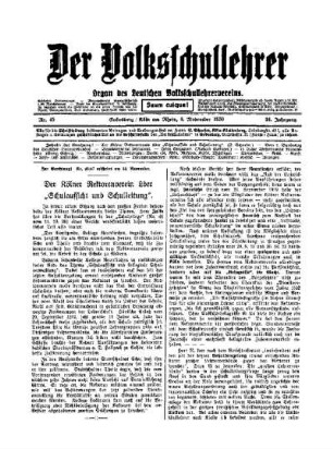 Der Kölner Rektorenverein über "Schulaufsicht und Schulleitung"