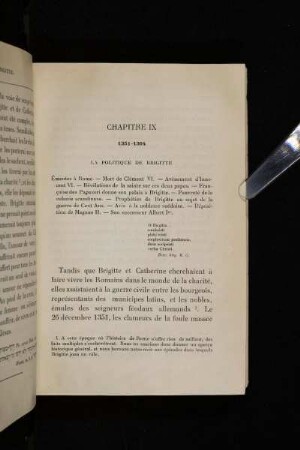 Chapitre IX 1351-1364 La Politique De Brigitte