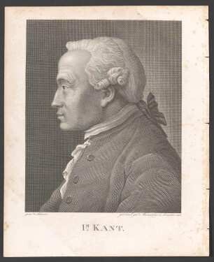 Porträt Immanuel Kant (1724-1804)