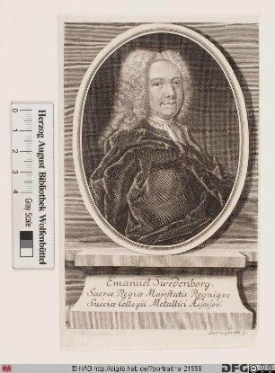 Bildnis Emanuel (1719 von) Swedenborg (eig. Swedberg)