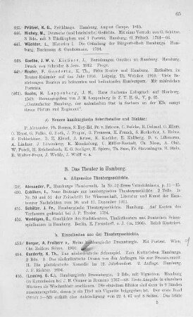 β) Neuere hamburgische Schriftsteller und Dichter