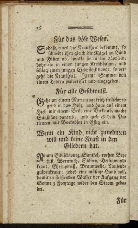 Für das böse Wesen