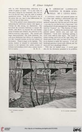57: An American landscape painter: W. Elmer Schofield