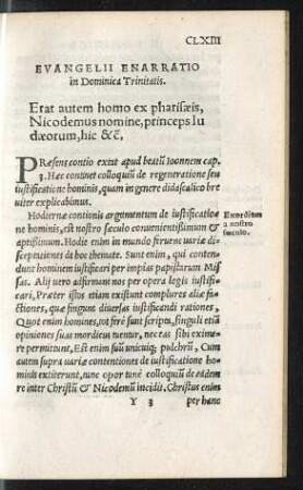 Evangelii Enarratio In Dominica Trinitatis.