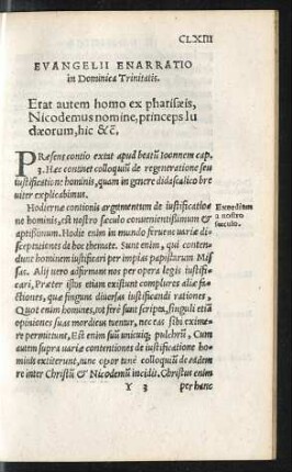 Evangelii Enarratio In Dominica Trinitatis.