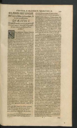 Classis Secundae. De Contractibus quibusdam, & eorum accidentibus.