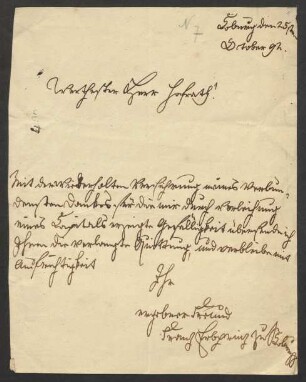 Brief an Unbekannt : 25.10.1792