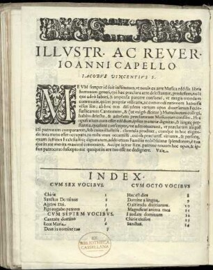Dedikation an Joanni Capello