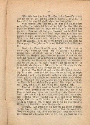 Weibsbilder sind keine Menschen!