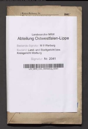 Erblasser: Knaup, Joseph; Erblasser: Knaup, Franziska, geb. Rinteln: