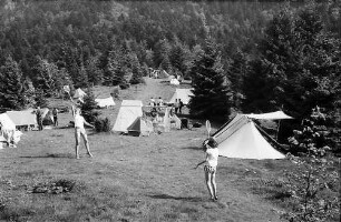 Campingplatz am nonnenmattweiher bei Neuenweg