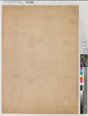 Soest (Soest) Wiesenkirche 3. Turmetage Ansicht 1865 o.M. 85 x 57 Arbeitszeichnung H. Roß? Staatshochbauamt Soest