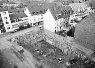 Freiburg im Breisgau: Baugrube des ADAC-Neubaus