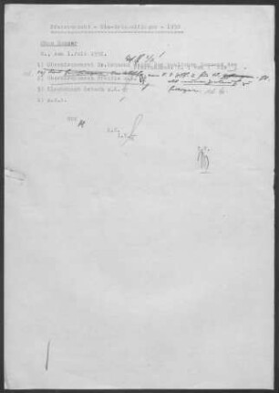Grimmelfingen mit Einsingen, Donautal, Riedhof, Eggingen, Ermingen, Wernau (Erbach), Allewind und Schaffelkingen: Visitationsbericht mit Pfarrbericht 1950