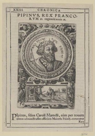 Bildnis des Pipinvs Rex Francorvm