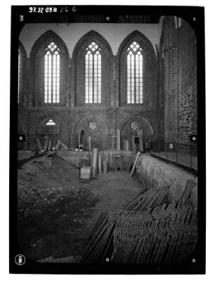 Neubrandenburg. Stadtkirche St. Marien (Wiederaufbau 1975-2001). Inneres