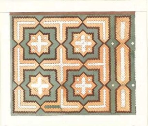 Gärtner, Friedrich von; München; St. Ludwig (Ludwigskirche) - Mosaik für das Dach (Ansicht)