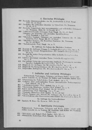 6. Slavische Philologie