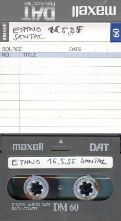 Pannke Santal 1994/95. Santal Musik. Auszüge + LP. Santal + Songs of the Santal.