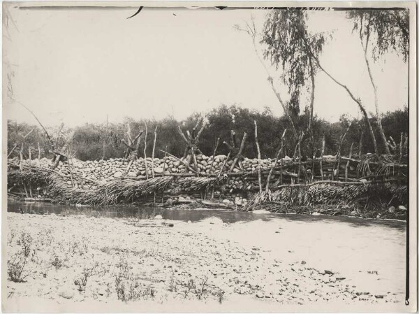 Barrage sur la rivière Moche ( ?)