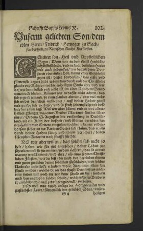 Schrifft Bapsts Leonis X.