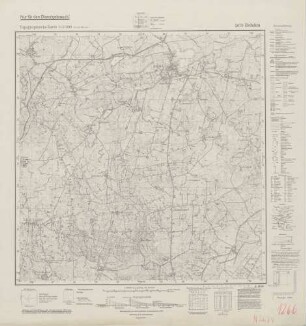 2679 Rehden, Topographische Karte 1:25000 (4cm - Karte)