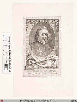 Bildnis Francisco Gómez de Quevedo y Villegas