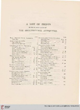 A: List of prints