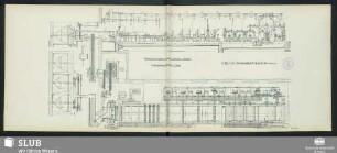 Z. No. 11783. Anlageplan einer Papiermaschine von 2200mm Arbeitsbreite. Maschine V für Titl. Papierfabrik Maglemölle in Næstved